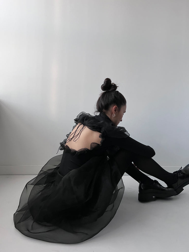 cut out organza midi dress Rent Cut-Out Organza Midi Dress - & Other Stories