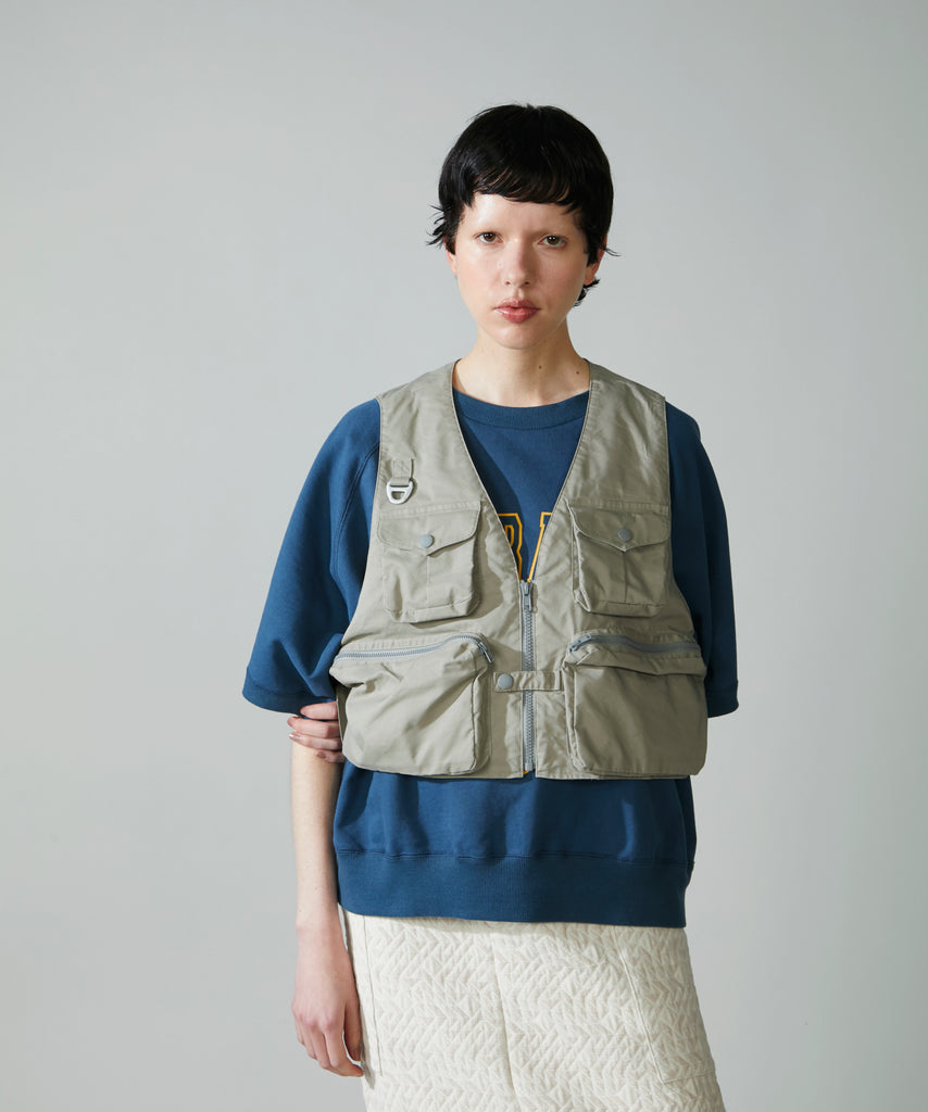 PIGMENT SHORT HUNTING VEST SAGE GREEN